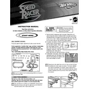 Hot Wheels Mattel Speed Racer Super Cliff Hangers M5600 Toy manual cover