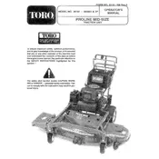 Toro ProLine 30181 Mower manual cover