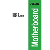 ASUS H81M-C Motherboard manual cover