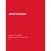 Bontrager Helmet Fit System Helmet manual cover