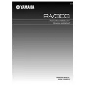 Yamaha R-V303 Receiver manual cover