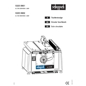 Scheppach TS 2100 53250901 Saw manual cover