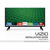 Vizio D24-D1 TV manual cover