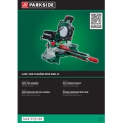 Parkside PKZS 2000 A1 3901223981 IAN 312188 Saw manual cover