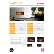 Dimplex Vivente VVT75 Electric Fire manual cover