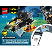 LEGO Batman 76158 Construction Set manual cover