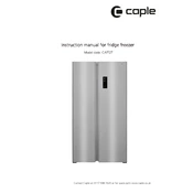 Caple CAFF27 Refrigerator manual cover