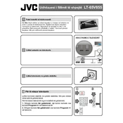 JVC LT-65V855 manual cover