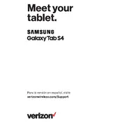 Samsung Galaxy Tab S4 Verizon SM-T837VZKAVZW Tablet manual cover