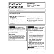 GE JVW5301 JVW5301BJTS Hood