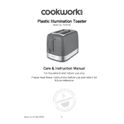 Cookworks 7873508 T3207BE Toaster manual cover