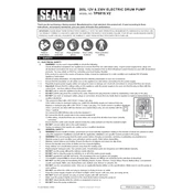 Sealey TP6818.V2 Pump manual cover