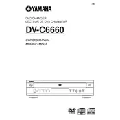 Yamaha DV-C6660 Disc Player manual cover