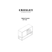 Crosley CF1142 Media Console manual cover