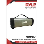 Pyle PBMSPRG4 Speaker System manual cover