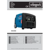 Scheppach SG3400i 5906217901 Generator manual cover