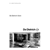 De Dietrich DME1135XC Microwave Oven manual cover