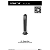 Sencor SFT 3113BK Fan manual cover