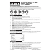 Sealey GSA6002.V2 Impact Wrench manual cover