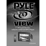 Pyle PLDVD7M Monitor manual cover