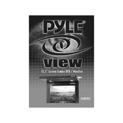 Pyle PLRDVD15 Monitor manual cover