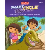 Fisher Price Mattel Smart Cycle Extreme Dora and Diego R8127 Toy manual cover