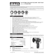 Sealey CP108VCPBO Polisher manual cover