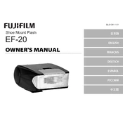 Fujifilm EF-20 Flash manual cover