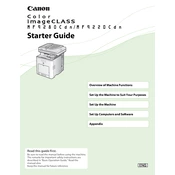 Canon Color imageCLASS MF9220Cdn manual cover