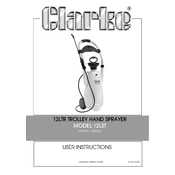 Clarke 3402235 12LST 12 Litre Trolley Hand Sprayer manual cover