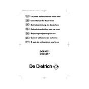 De Dietrich DOC505XE1 Oven manual cover