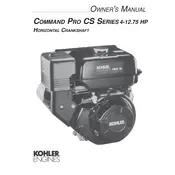 Kohler CS4 Crankshaft manual cover