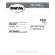 Danby DUFM071A2WDB Freezer manual cover