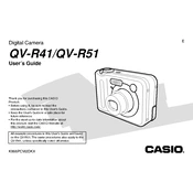 Casio QVR41 Camera manual cover