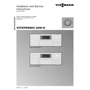 Viessmann Vitotronic 200-H HK1S Control Unit manual cover