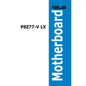 ASUS P8Z77-V LX Motherboard manual cover