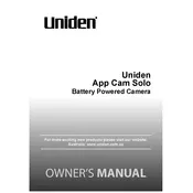 Uniden App Cam Solo Camera manual cover