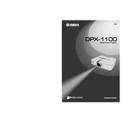 Yamaha DPX-1100 Projector manual cover