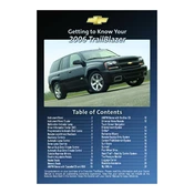 Chevrolet Trailblazer 2006 manual cover