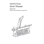 Husqvarna 590 45 19-01 Snow Thrower Operators manual cover