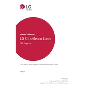 LG HF85JA HF85JA.AUS Projector manual cover