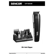 Sencor SHP 8305BK Clipper manual cover