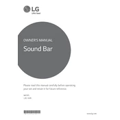 LG LAS160B LAS160B.AUSALLK Sound Bar