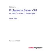 Xerox Matchprint Professional Server Ver.3.0 Server