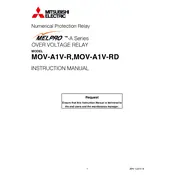 Mitsubishi MOV-A1V-R Relay manual cover