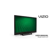 Vizio D24hn-D1 TV manual cover