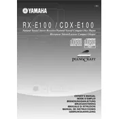 Yamaha CDX-E100 Disc Player