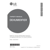 LG UD501KOG5 UD501KOG5.ABKEUS Dehumidifier manual cover