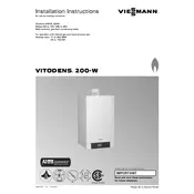 Viessmann Vitodens 200-W B2HA 80 Boiler manual cover