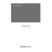 De Dietrich DOP8574A Oven manual cover